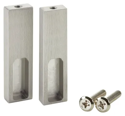 Produktbild von SOTECH Schrankstangenlager oben anschraubbar Edelstahloptik – für Aluminium Schrankstange (2 Stück)