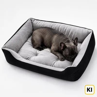 Produktbild von KANDONEX Orthopädisches Hundebett – Gelenkschonendes Hundesofa mit Komfort-Polsterung, Waschbares Hundekissen für Große, Mittelgroße & Kleine Hunde, KI-generiertes Bild