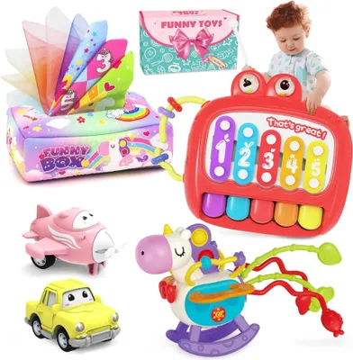 Produktbild von Seveclotree 5-in-1 Montessori Babyspielzeug