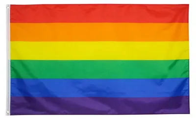 Produktbild von Regenbogenflagge für Pride, wetterfest, 150x90 cm mit 2 Messingösen