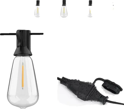 Produktbild von LED Außenlichterketten, bruchsicher, wasserdicht, 100FT 30M 35LED, EU-Stecker-b