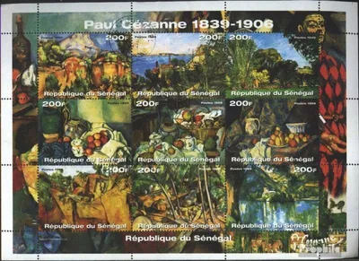 Produktbild von Briefmarken Senegal 1999 Mi 1898-1906 Kleinbogen (kompl. Ausg.) gestempelt Gemälde
