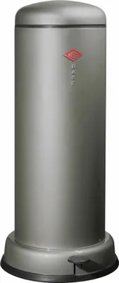 Immagine prodotto di Wesco Tretabfallsammler Big Baseboy mit Dämpfer, Abfallsammler, Abfalleimer, Mülleimer, Stahlblech, Graphit, 30 L, 134731-13