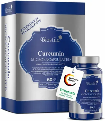 Produktbild von Biostile Curcumin – Mikrokapsuliertes Kurkumin für Zellschutz und antioxidative Unterstützung