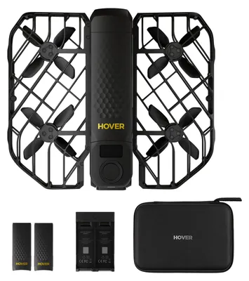 Produktbild von HOVERAir X1 Pro Max, 4 Rotoren, 48 MP, 1000 m, SD, 1920 mAh, Schwarz
