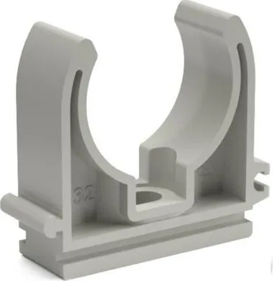 Produktbild von 50 x Rohrclip Ø 8,5 mm Rohrklemme Rohrhalter Clipser Rohrschelle Klemmschelle