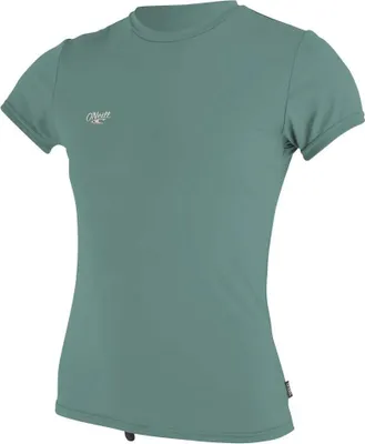 Zdjęcie produktu dla O'neill Wetsuits Premium Skins Girl Short Sleeve Rashguard Green 10 Years Girls Green 10 Years