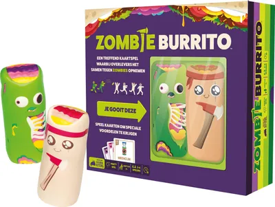 Produktbild von Asmodee Kartenspiel Zombie Burrito - lustiges Partyspiel mit Zombies