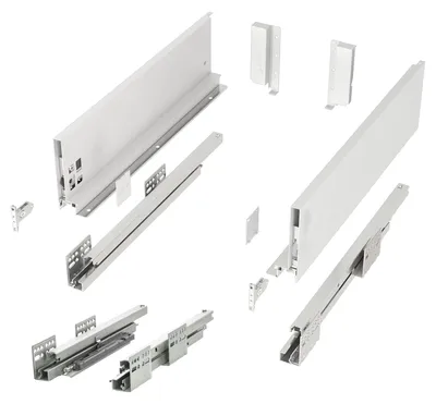 Produktbild von SOTECH Schubkastensystem Junker Slim H 116 mm – L 450 mm, weiß, SoftClose + Push-to-Open