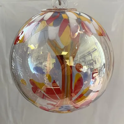 Productafbeelding van Elzusha - Glazen Hangbal Ornament Helder voor Raamdecoratie