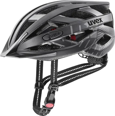 Produktbild von Uvex City I-VO schwarz matt  Fahrradhelm mit LED Licht Trekking City Helm Damen