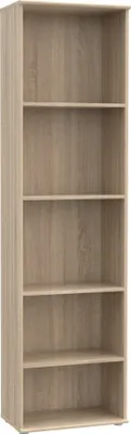 Produktbild von Furniture24 Regal NIKO NIKR70, Standregal, Bücherregal mit 5 Einlegeboden Sonoma Eiche