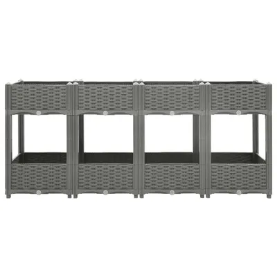 Produktbild von vidaXL Hochbeet 160x40x71 cm Polypropylen