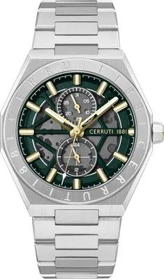 Productafbeelding van Cerruti 1881 Horloge Ravello Green - Silver