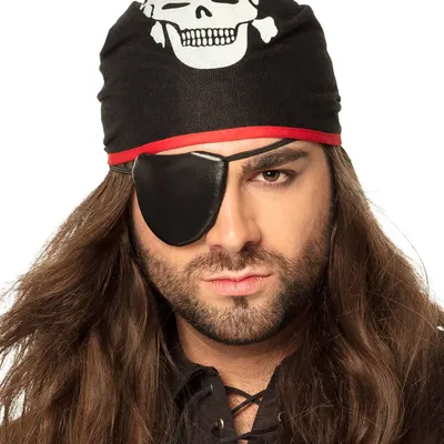 Immagine prodotto di Bandana da pirata Boland con benda sull'occhio