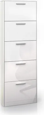 Produktbild von Schuhschrank Kipper 5 Fächer Sideboard Schuhkipper Schuhkommode