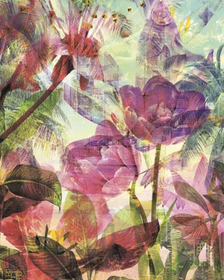 Immagine prodotto di Sanders & Sanders fotomurale fiori colorata 200 x 250 cm