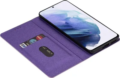 Produktbild von Samsung Galaxy A35 Hülle - Coverup Glitzer Klapphülle - Violett