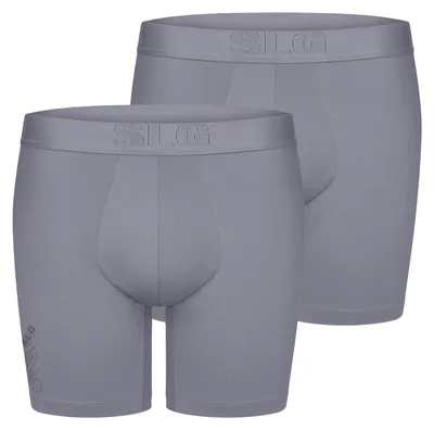 Produktbild von sloggi Herren Langer Boxer Base Soft 2-Pack morandigrey - Größe XL