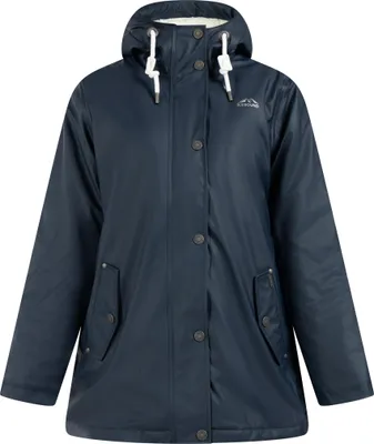 Immagine prodotto di Giacca antipioggia ICEBOUND da donna con fodera in peluche - blu navy, M