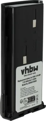 Produktbild von vhbw Akku Ersatz für Kenwood KNB-21 für Funkgerät, Walkie Talkie (1600 mAh, 7,2 V, NiMH)