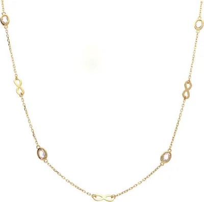 Produktbild von Damen Collier echt Gold 333 (8 kt) Länge 42 + 3 cm