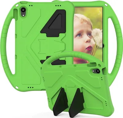 Produktbild von Mobigear AeroArmor  Lenovo Tab P11 Plus Gen 1 Tablet Hülle für Kinder mit Tragegriff + Stifthalter - Grün