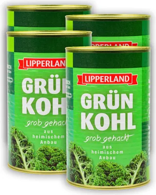 Produktbild von LIPPERLAND GRÜNKOHL handverlesen vegan 4x Konserve Füllm 4KG ATG 2,8KG