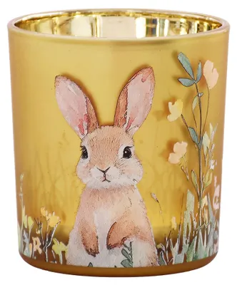 Produktbild von Clayre & Eef Teelichthalter Gelb Glas