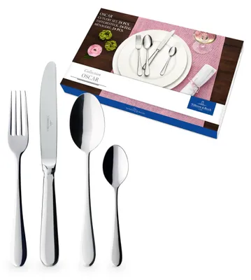 Image de Coffret de couverts élégant 24 pièces en acier inoxydable