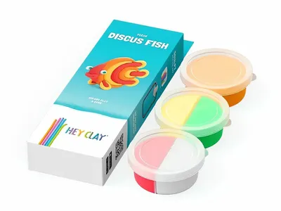 Obrázok produktu pre HEY CLAY Discus fish Modelovacia hmota - Diskus (ryba)