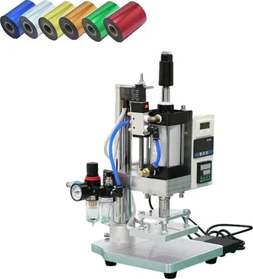 Produktbild von Pneumatische Heißprägemaschine, Automatisches Papierwickeln, Anpassbare Optionen, SET 1