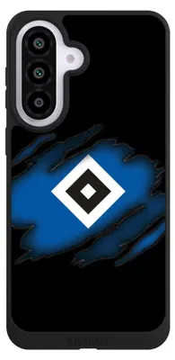 Produktbild von NIVOCASE Handyhülle für Samsung Galaxy A57 5G  Hülle NIVOpure Case Schwarz HSV Hamburger SV Offizielles Lizenzprodukt
