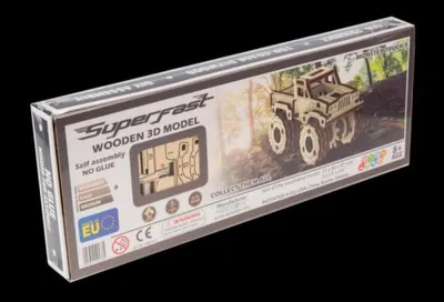 Immagine prodotto di WOODEN CITY 3D puzzle monster truck superveloce n. 3