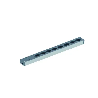 Image de BACHMANN Bâti de prises 19", 8xT13 femelles