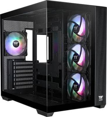 Produktbild von Thermaltake View 380 XL TG ARGB, Midi Tower, PC, Schwarz, ATX, micro ATX, Mini-ITX, SPCC, Gehärtetes Glas, Gaming