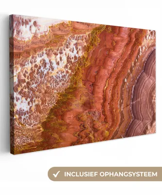 Produktbild von OneMillionCanvasses® - Leinwandbilder - 150x100 cm, Marmor - Naturstein - Textur, Wandbilder Kunstdruck Wanddekoration