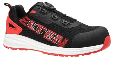 Zdjęcie produktu dla Buty ochronne BATIS BOA® czarno-czerwone, niskie, ESD, S1PL, rozmiar 45