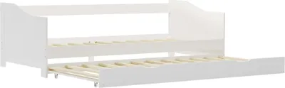 Obrázek produktu pro vidaXL Rozkládací pohovka Bílé borovicové dřevo 90×200 cm