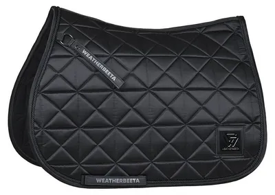 Obrázek produktu pro Podložka pod sedlo Weatherbeeta Satin Luxe Air-Tec, tvarovaná pro skákání, barva: černá, velikost: L