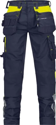 Produktbild von DASSY Arbeitshose SHANGHAI Stretch Gr. 60  blau/gelb  STANDARD