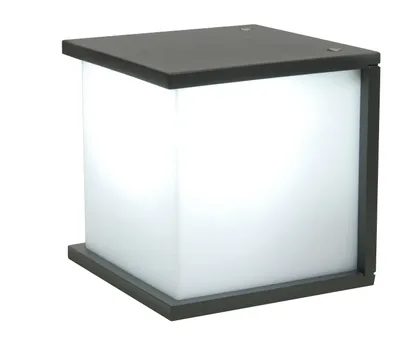 Image de LUTEC Cube Applique extérieure E27 IP44 anthracite
