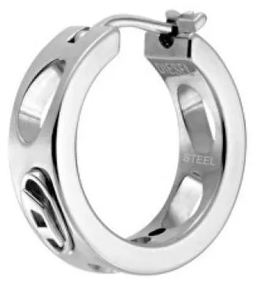 Image de Boucle d'oreille individuelle en acier rond, modèle DX1664040