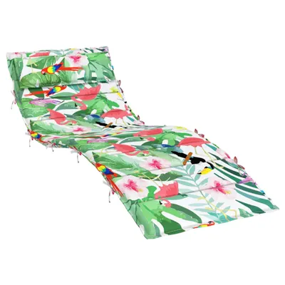 Zdjęcie produktu dla vidaXL Poduszka na leżak wielokolorowa 180x60x4 cm tkanina Oxford