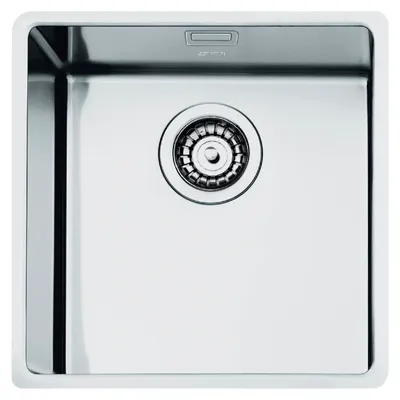Productafbeelding van Smeg VFU34SFR, Inbouwspoelbak, Rechthoekig, Roestvrij staal, Roestvrij staal, 1 kom, Rechthoekig
