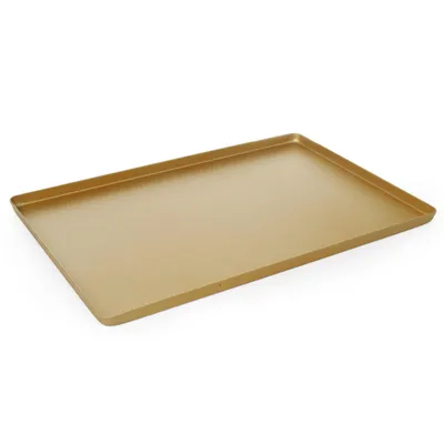 Zdjęcie produktu dla Taca Cukiernicza Ekspozycyjna Do Ciasta 30X20Cm - Złota