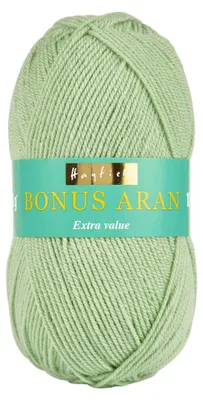 Aran-Garn, Sanftes Jade, 100g, 100% Acryl
