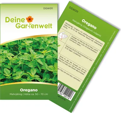 Oregano Mehrjährig Samen - Origanum vulgare - Oreganosamen - Kräutersamen - Saatgut für 200 Pflanzen