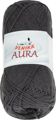 Zdjęcie produktu dla Przędza AURA – 100 g / 170 m – Grafitowa