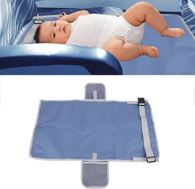 Productafbeelding van Kindervliegtuigbed, reisbed voor peuters en draagbare hangmat als stoelverlenger voor vliegreizen